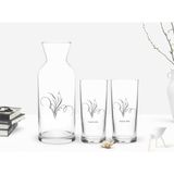 BK Kişiye Özel Renkli Baskılı İsimli 2'li Rakı Bardağı ve Karaf Seti-100