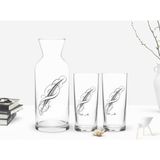 BK Kişiye Özel Renkli Baskılı İsimli 2'li Rakı Bardağı ve Karaf SETI-102