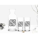 BK Kişiye Özel Renkli Baskılı İsimli 2'li Rakı Bardağı ve Karaf Seti-10