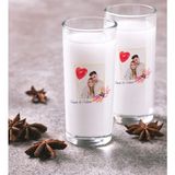 BK Kişiye Özel Renkli Baskılı Isimli Fotoğraflı Ikili Rakı Bardağı Seti-29