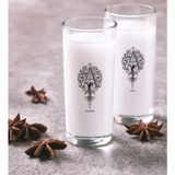 BK Kişiye Özel Renkli Baskılı Kaligrafi Harfli Ikili Rakı Bardağı Seti-2