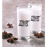 BK Kişiye Özel Renkli Baskılı Yeşilçam Replikleri Nayır Nolamaz Ikili Rakı Bardağı Seti-1