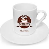 BK Kişiye Özel Şekerli Türk Kahvesi Fincanı - 1