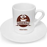 BK Kişiye Özel Şekersiz Türk Kahvesi Fincanı - 1