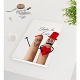 BK Kişiye Özel Sevgililer Günü Beyaz Defter-79