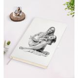 BK Kişiye Özel Sevgililer Günü Karakalem Tasarımlı Beyaz Defter-3
