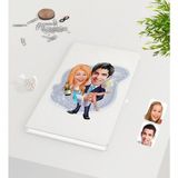 BK Kişiye Özel Sevgililer Günü Temalı Evleniyoruz Karikatürlü Beyaz Defter-4