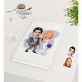 BK Kişiye Özel Sevgililer Günü Temalı Evleniyoruz Karikatürlü Beyaz Defter-6