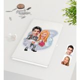 BK Kişiye Özel Sevgililer Günü Temalı Evleniyoruz Karikatürlü Beyaz Defter-7