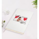 BK Kişiye Özel Sevgililer Günü Temalı Isimli Fotoğraflı Beyaz Defter-32