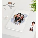 BK Kişiye Özel Sevgililer Karikatürlü Beyaz Defter-18