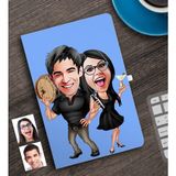 BK Kişiye Özel Sevgililer Karikatürlü Defter-18
