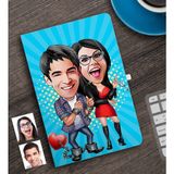 BK Kişiye Özel Sevgililer Karikatürlü Defter-1
