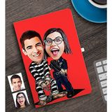 BK Kişiye Özel Sevgililer Karikatürlü Defter-7