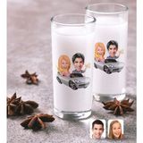 BK Kişiye Özel Sevgililer Karikatürlü Ikili Rakı Bardağı Seti-53