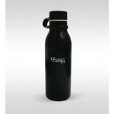 BK Kişiye Özel Şişe Şeklinde Siyah Çelik Termos 500ML