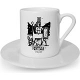 BK Kişiye Özel Tarot Fortitude (Metanet) Türk Kahvesi Fincanı