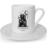 BK Kişiye Özel Tarot High Priestess (Azize) Türk Kahvesi Fincanı