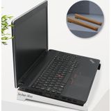 BK Kişiye Özel Taşınabilir Ahşap Beyaz Notebook Laptop Standı