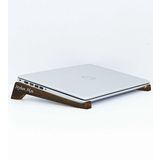 BK Kişiye Özel Taşınabilir Ahşap Ceviz Notebook Laptop Standı