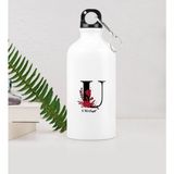 BK Kişiye Özel U Baş Harf ve Isimli Metal Suluk (500 Ml.)