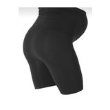 BK Siyah Seamless dikişsiz rahat kumaş spor ve günlük kullanım 1/4 diz üstü hamile tayt