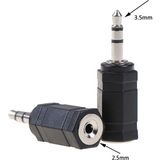 BK Teknoloji 3.5mm Erkek To 2.5mm Dişi Stereo Mic Ses Kulaklık Jak Adaptörü Dönüştürücü