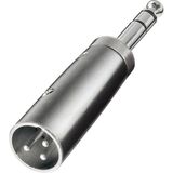 BK Teknoloji 3-Pin Xlr Erkek To 6.35MM Stereo Erkek Ses Kablosu Mikrofon Adaptörü