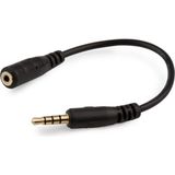 BK Teknoloji 4 Kutuplu 3.5mm Erkek To 2.5mm Dişi Stereo Ses Kablosu