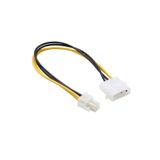 BK Teknoloji 4 Pin Molex - Atx P4 Cpu 4-Pin 12V Psu Güç Kaynağı Konektörü Adaptör Kablosu