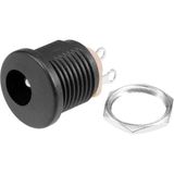 BK Teknoloji 5.5mm x 2.1mm 3 Pin Dişi Jak Panel Tipi Güç Soketi Konnektörü