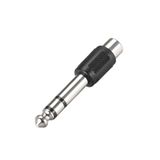 BK Teknoloji 6.35MM 1/4" Stereo Fiş Erkek - Rca Dişi Ses Jakı Dönüştürücü Adaptör