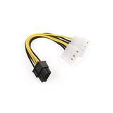 BK Teknoloji 8 Pin Pcıe To 2x4 Pin Molex Ekran Kartı Power Kablosu