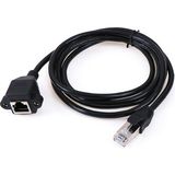 BK Teknoloji Panel Montaj RJ45 Erkek RJ45 Dişi Uzatma Lan Kablosu-1.5 Metre