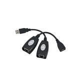 BK Teknoloji USB Extender - Cat5 / CAT5E / Cat6 Kablosu Üzerinden USB 2.0 - RJ45 Lan Uzatma Adaptörü