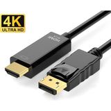 BK Teknoloji Yüksek Kalite 4K Displayport To HDMI Dönüştürücü Kablo - 1.8 Metre