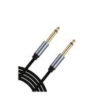 BK Teknoloji Yüksek Kalite 6.35mm 1/4" Mono Gitar Mikrofon Amfi Enstrüman Kablosu - 5 Metre