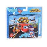 BK006 Gepettoys,Harika Kanatlar Sihirli Boyama Kitabı Kız Erkek Çocuk Oyuncak Eğitici Oyuncaklar