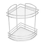 BK032 2 Katlı Duş Rafı ve Sabunluk, Krom