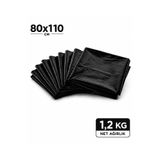 BKC TİCARET Dökme Siyah Çöp Poşeti 80x110 CM 1,2 KG (4 ADET) | Büyük Boy Çöp Torbası | İşletme, Ofis, Ev ve Temizlik Kullanımı