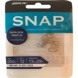 Bkk Duolock Snap-51 Yapay Yem Klipsi 12'li Paket - No:000