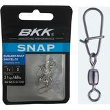 Bkk Duolock Snap Swivel-51 Klipsli Fırdöndü No:1 (5\'lipaket) - no1