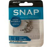 Bkk Duolock Snap Swivel-51 No:0 Klipsli Fırdöndü (5'li Paket)