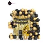 Bkmc 6 Harfli Isim Kral Taç 4 Yaş Balonlu Balon Zincirli Doğum Günü Seti Iyi Ki Doğdun bmcNM564