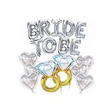 Bkmc Bekarlığa Veda Partisi parti seti Bride To Be Balon Set GÜMÜŞ bmcNM1110