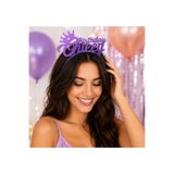Bkmc Birthday Queen Taç – Mat Altın, Gümüş, Pembe, Lila Renk Seçenekli Doğum Günü Parti Tacı