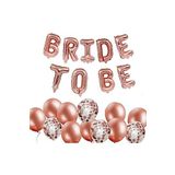 Bkmc Bride To Be Rose Gold Konfetili Folyo Balon Set bmcNM445