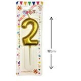Bkmc BÜYÜK BOY 2 RAKAM GOLD MUM 12CM