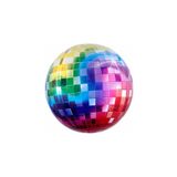 Bkmc Disco Topu Renkli Folyo Balon