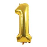 Bkmc Folyo Balon 1 YAŞ Helyum Balon 36 Cm Gold Renk 1 bmcNM219